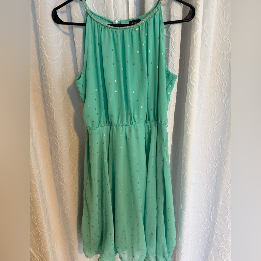 Charming Green Kids Dress-Lilt